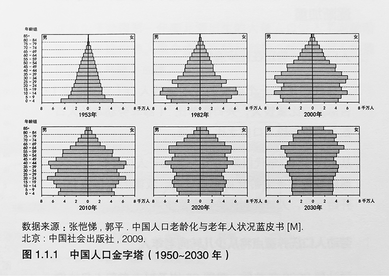 中国人口金字塔